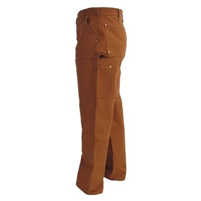 Carhartt Pants: Men's B01 BRN Brown Duck Work Pants - Image 4