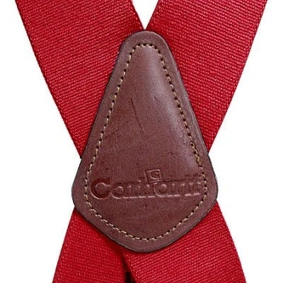 Carhartt Suspenders: 45002 Red Utility Clip Suspenders - Image 3