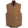 Carhartt Vests: Men's Brown V01 BRN Water-Repellent Insulated Arctic Vest
