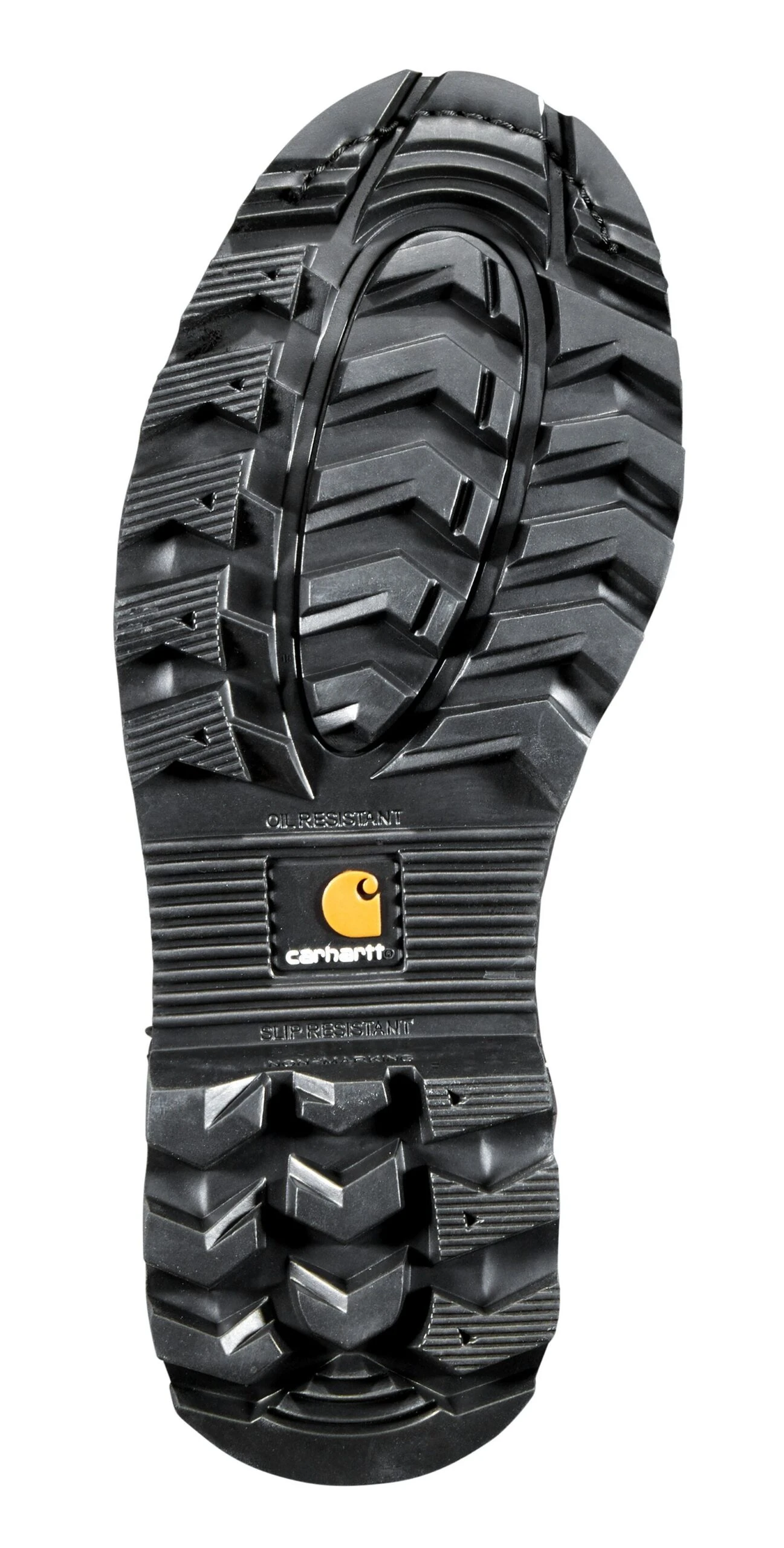 Carhartt Boots: Women's CWP1151 Black Waterproof Slip Resistant Wellington Work Boot - Image 2