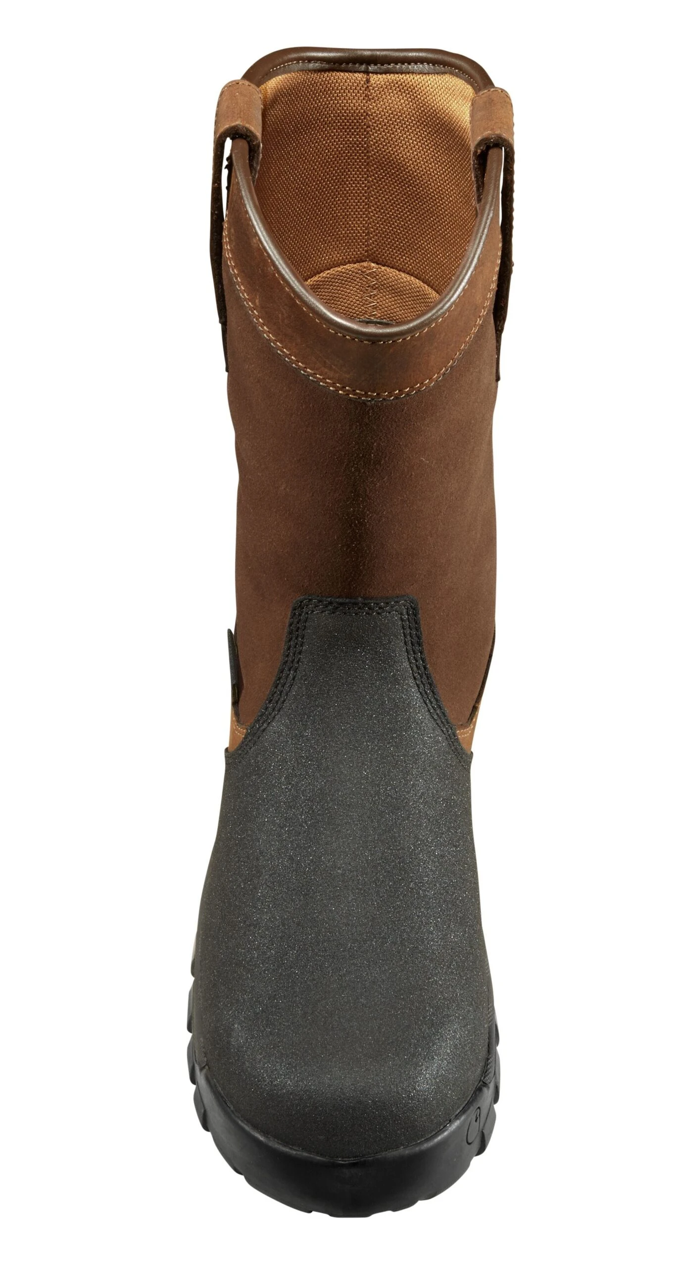 Carhartt Boots: Men's CMF1721 Brown Composite Toe Met Guard Waterproof Pull On Work Boot - Image 2